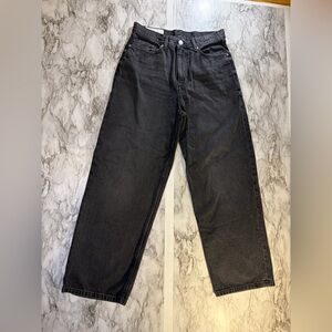H&M Men's Black Relaxed Jeans - Straight Leg size 30/32 100% cotton